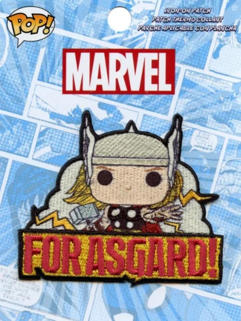 Loungefly Official Marvel POP Thor Embroidered Iron On Patch | New